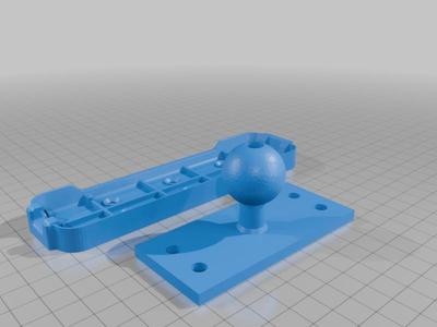 Yaesu FT7800 1" Ram Ball Mount