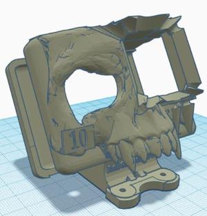 RobGroove GoPro 10 Skull Mount 30 deg V5 iflight SL5 v2.1