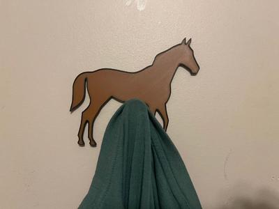 Horse - Farm Animal Coat/Key Hook   