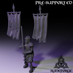 Skeletal Soldier - Banner Holder