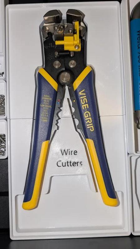 Vise Grip Wire Cutters/Strippers Gridfinity   