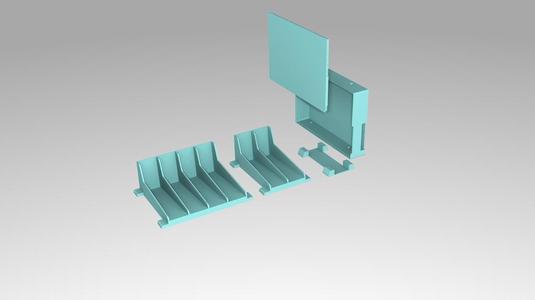 3.5 Inch SATA Hard Drive (HDD) Case and Rack
