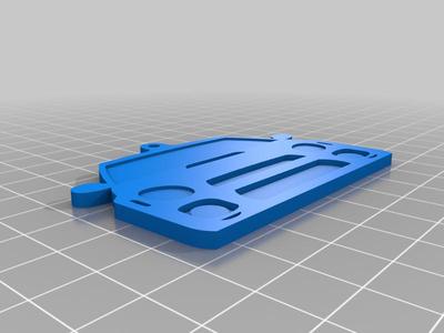 Subaru Impreza WRX Keychain Tag (Bugeyes)