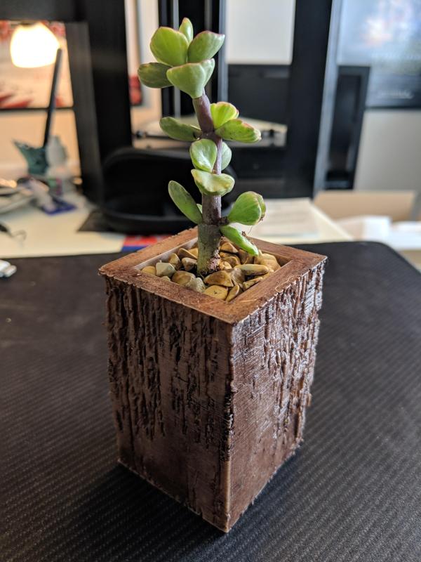 Wood Zen Vase