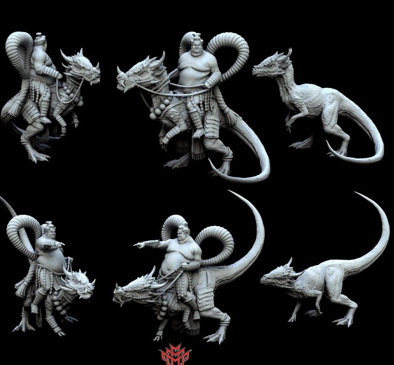 Rollo and Bane (All 2 poses/ with and without rider)