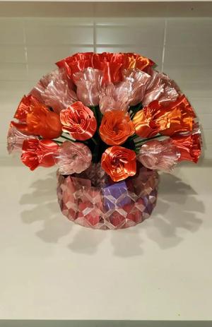 Vase Rose Bouquet Stand   