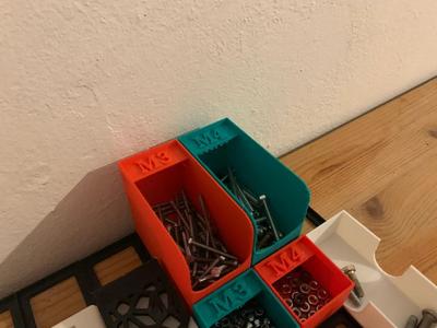 gridfinity screw bin   
