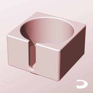CS68-45-S Slotted Modular Stacking Storage Boxes | Printable Objects - Infinite Containers | stl file for 3d printing