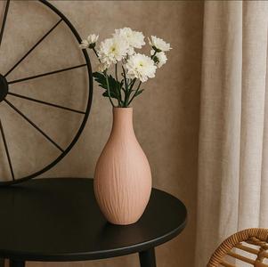 Minimalist Nude Vase — Natural Texture Form