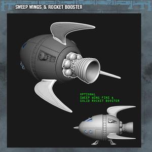 Sweep Wings & Rocket Booster