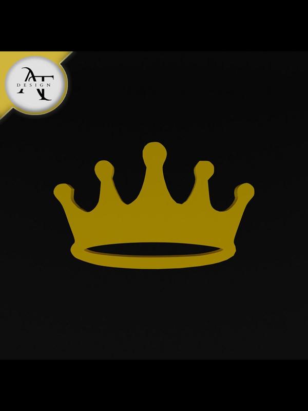 Simple Crown Symbol - 2D Art