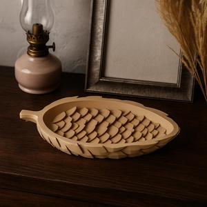 Pinecone Leaf Tray — Nature Inspired Dish