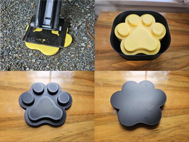 RV Trailer Stabilizer Paw Pads with Storage Case