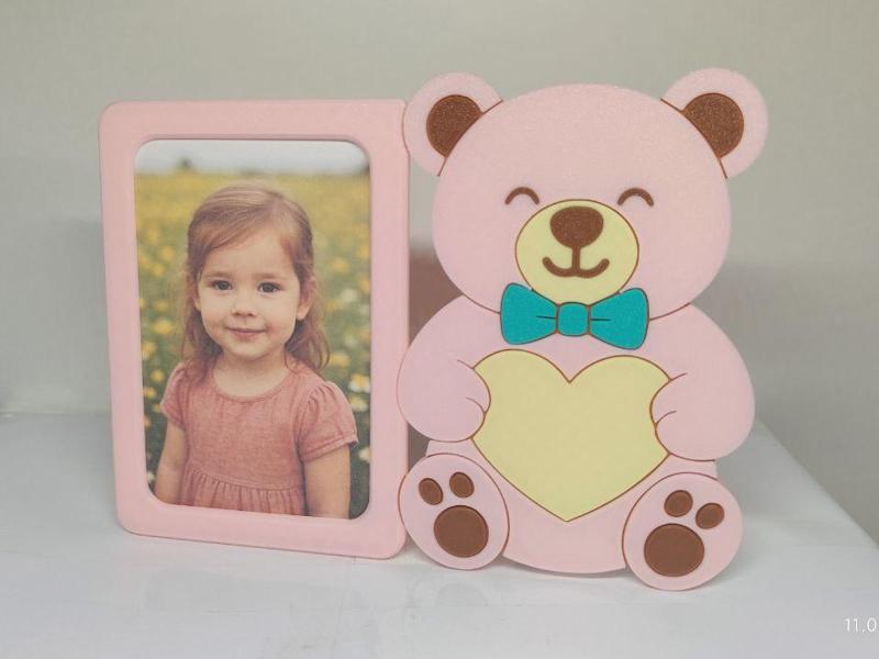 Photo Frame "Bear with Heart" for 10×15 cm Photo