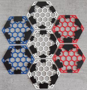 L'Hexagone - France themed hexagonal puzzle
