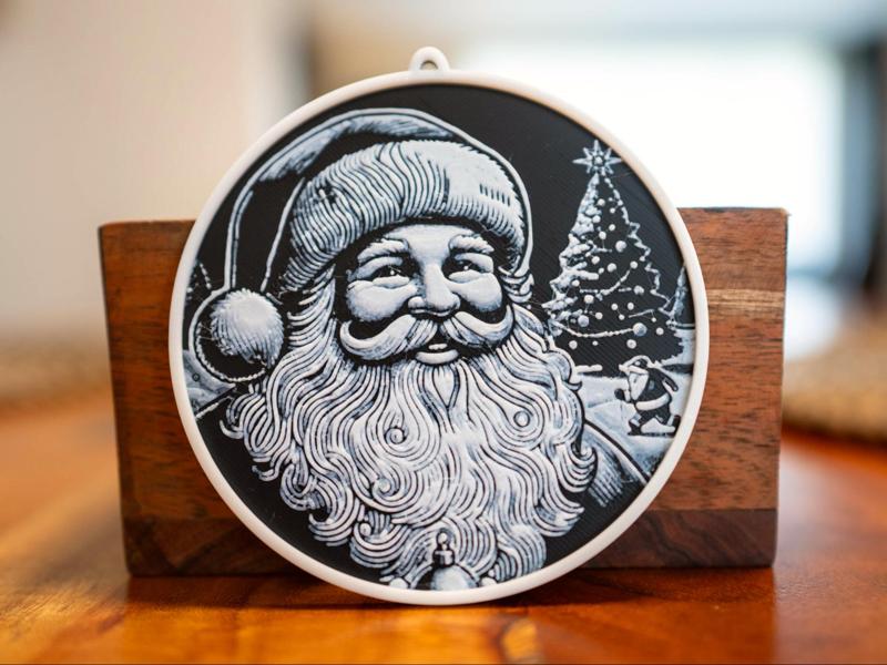 Santa Christmas Ornament