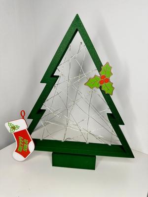 Christmas tree with micro LED lights