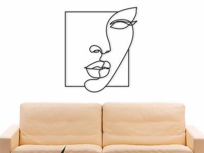 One Line Face