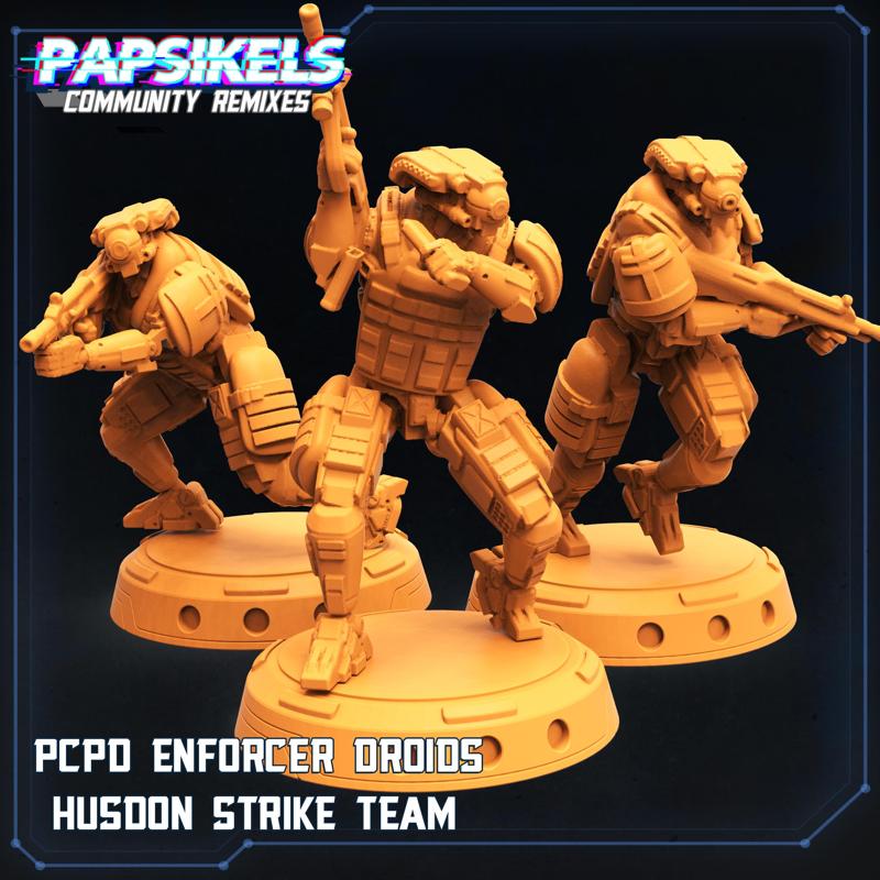 PCPD ENFORCER DROID UNITS HUDSON STRIKE TEAM