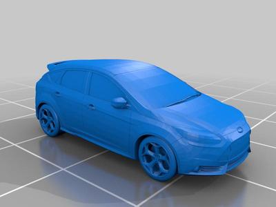 N Scale Focus hatchback