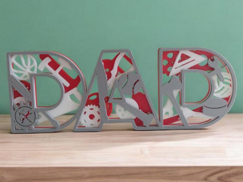 DAD Layered Stand – Father's Day Gift