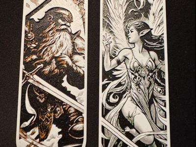 Bookmark Dwarf and Elf