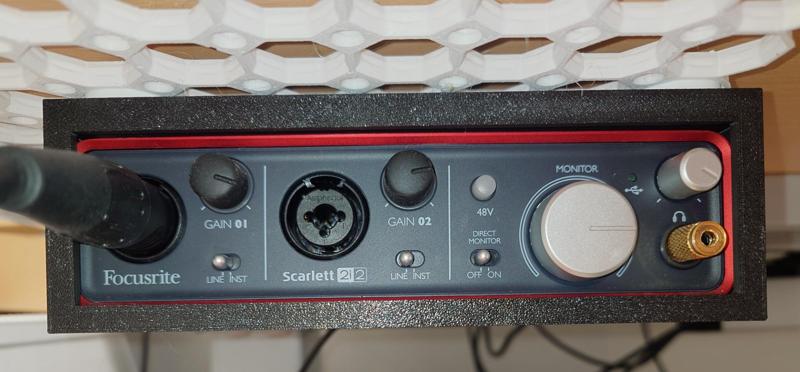 Focusrite Scarlett Duo underwear holder 