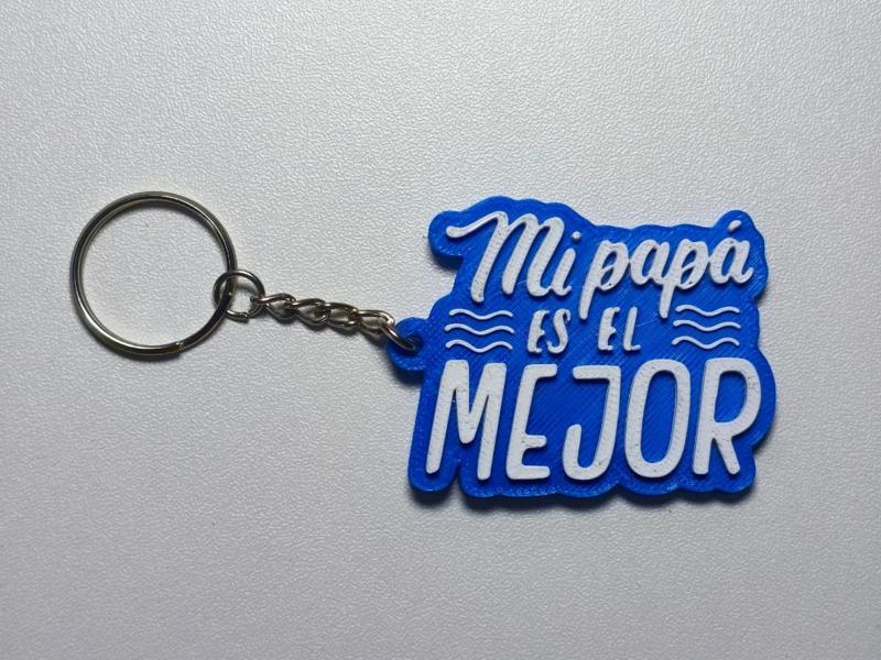 My dad is the best keychain