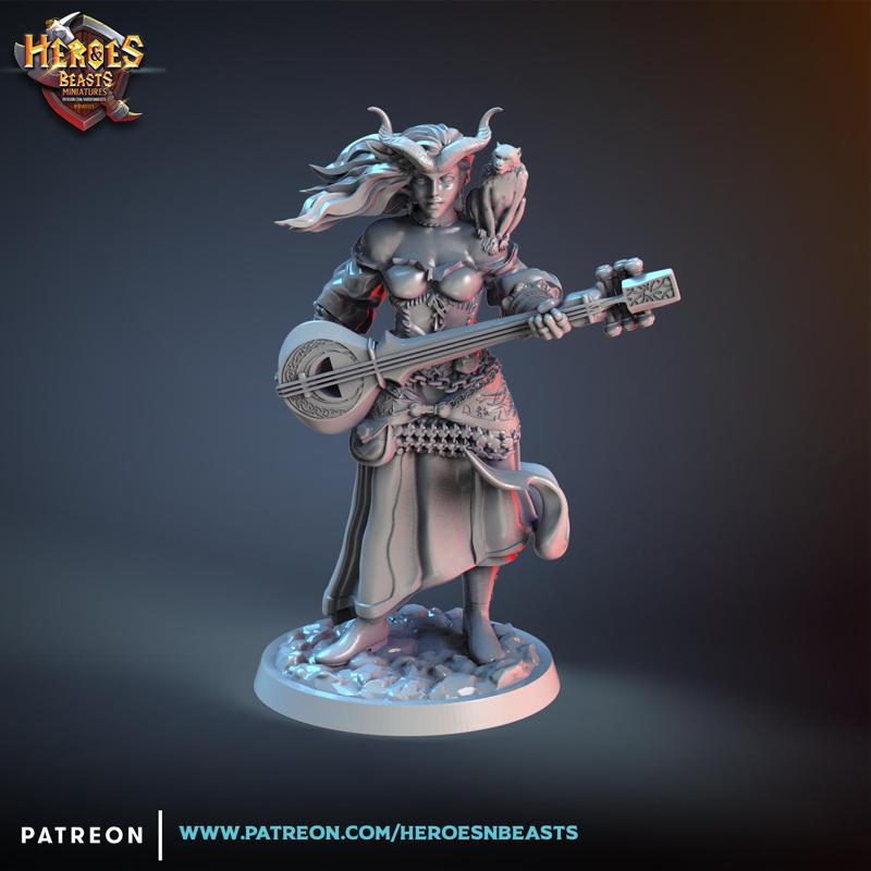 Zaimaia Drina- tiefling bard