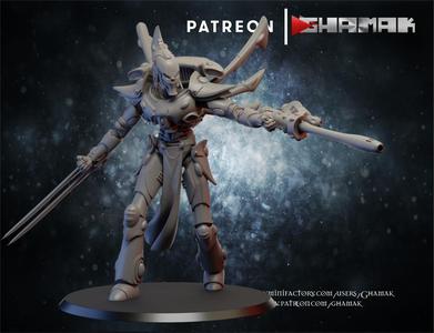Space Elves Knight support ready
