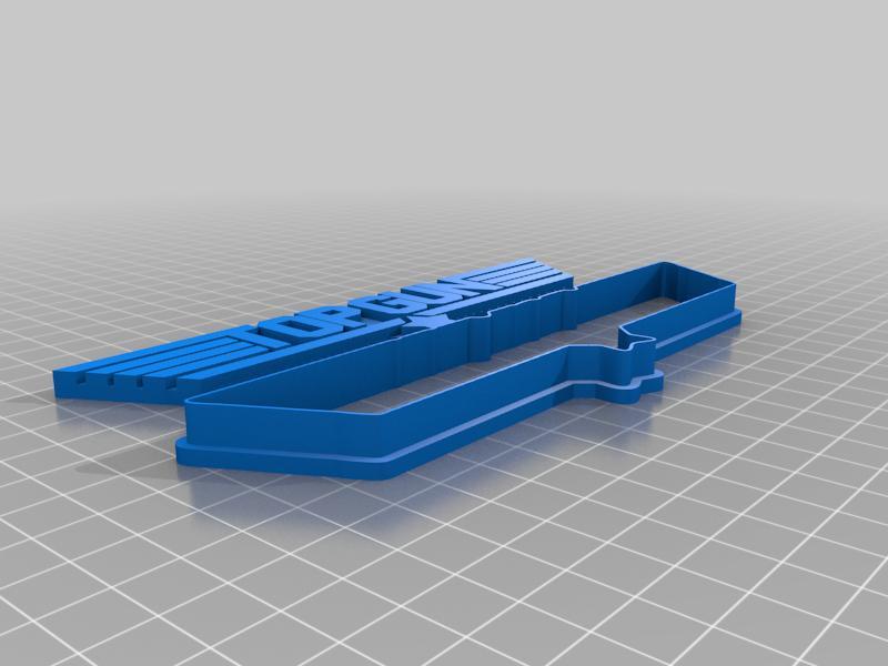 TopGun Cookie Cutter and Stamp