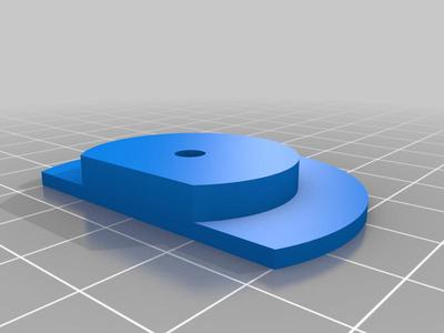 Off road helmet visor clamp