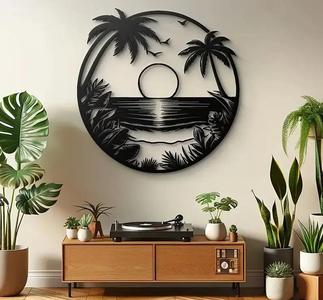 Tropical Sunset Wall Art   