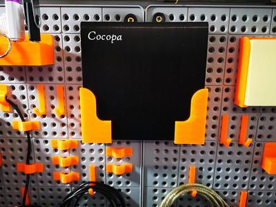 Usb Cd drive holder for Keter Pegboard
