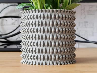 Interlocking Plant pot and Planter - Vase mode design   