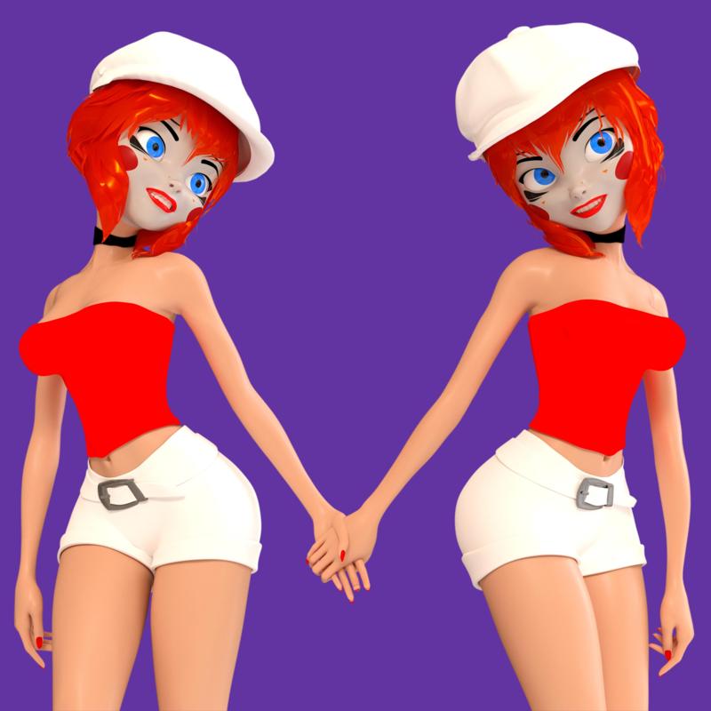 Batman Beyond - DeeDee Twins - Statuette