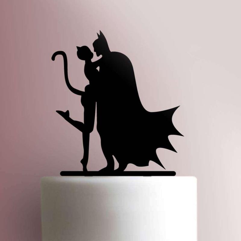 BATMAN AND CAT WOMEN BATMAN AND BATGIRL TOPPER