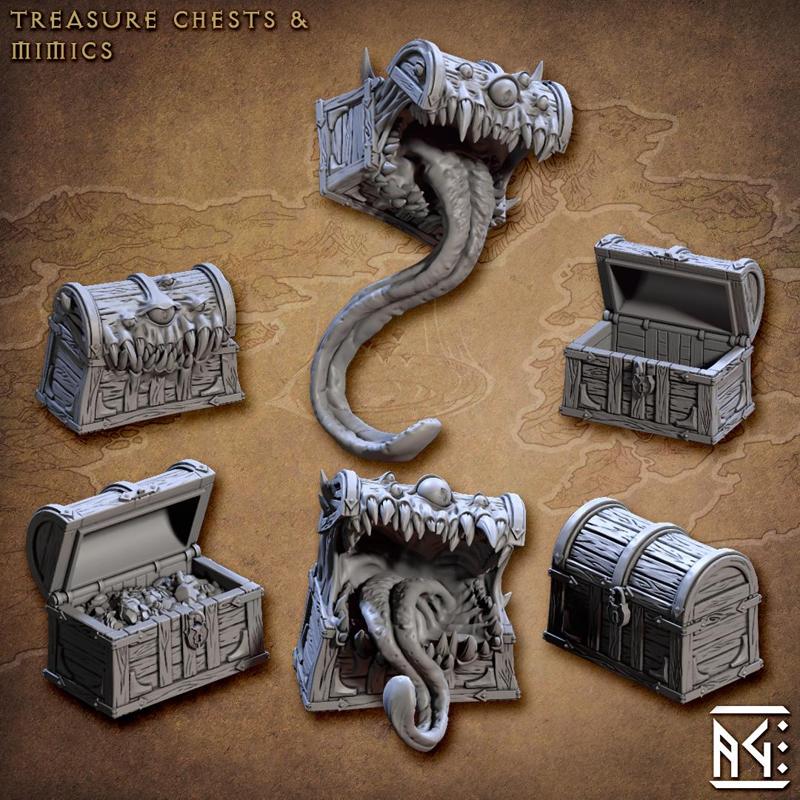 Treasure Chests & Mimics (Arcanist's Guild)