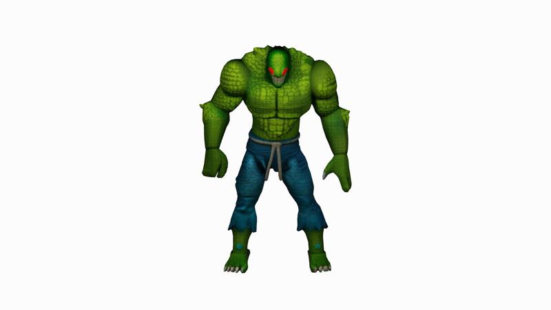 KILLER CROC Batman figurine.