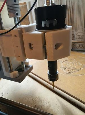soporte para motor sprindler cnc quick mpount