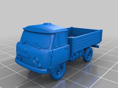 UAZ 452 single cab easy print