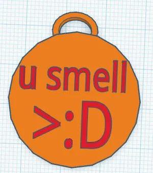 u smell keychain   