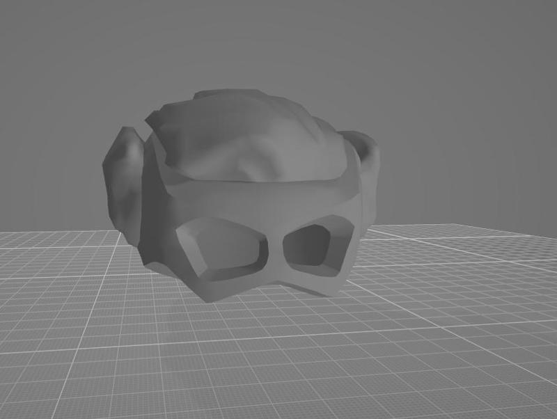 Lego Wally West Flash Helmet