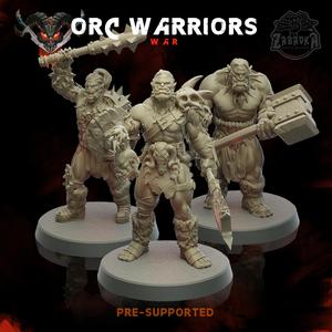 Orc Warriors - The Army of War