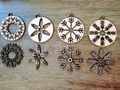 Christmas Balls - Snowflakes