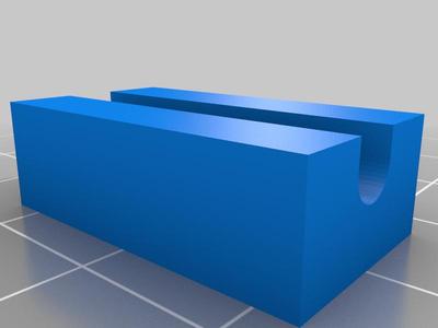 Headphone cable holder under Desk