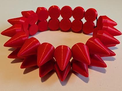 Double Spike Bracelet (Carnival / Cosplay etc)