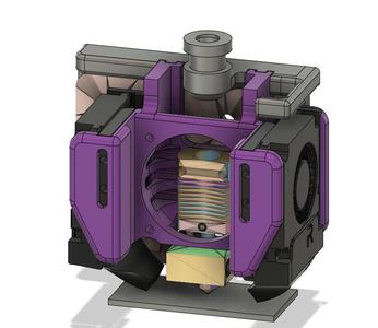 Fan mod and custom mount Direct drive