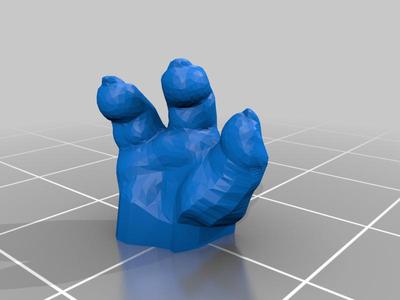 Grogu right hand