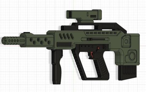 SciFi Assault Rifle